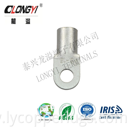 Non-Insulated Terminals, Ring Shape, T2 Copper, Tin Plating